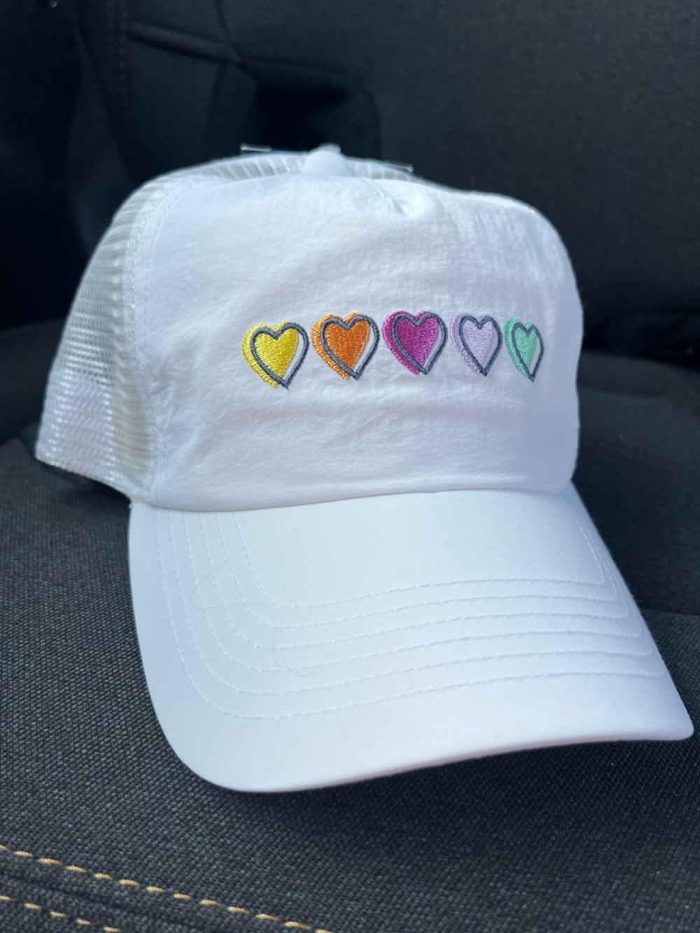 Roller Rabbit x Target Disco Hearts Baseball Hat - Picture 4 of 5